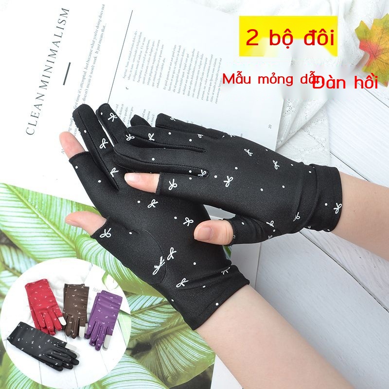 Găng Tay Lái Xe Câu Cá Chống Nắng Mùa Hè Mỏng Co Giãn Có Thể Đựng Điện Thoại Di Động Cho Nam Và Nữ