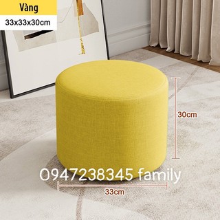 Đôn ghế ngồi làm việc,ngồi bàn trang điểm,ngồi làm nail quán spa - ghế đôn trường mầm non nhiều màu
