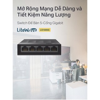 switch TP-link Ls1005G 5 cổng Gigabit 10/100/1000Mbps