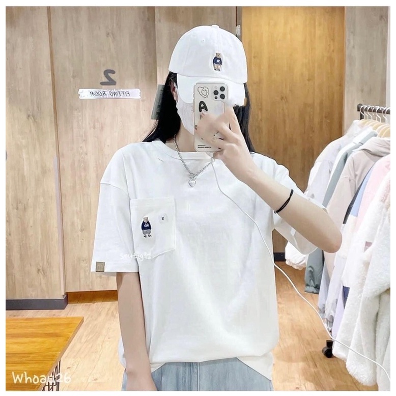 Nón Lưỡi Trai Thêu Hình Gấu Full Màu Mẫu Mới Nhất N139