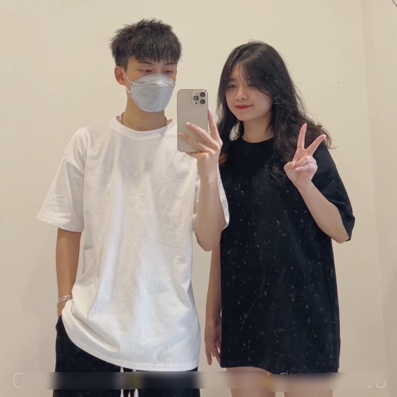 Áo Thun 3158 Trơn Phông Rộng Tay Ngắn Chất Cotton Khô Freesize 65kg 13 Màu