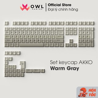 Set keycap akko warm gray