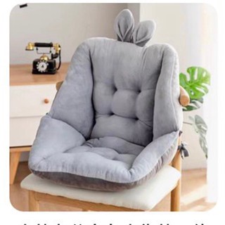 Đệm Nệm Lót Ghế Văn Phòng Tai Thỏ Vải Nhung Bông 45x45cm/50x70cm Dày 10cm