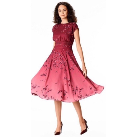 Đầm Kayunger xếp ly eo size 4,6
