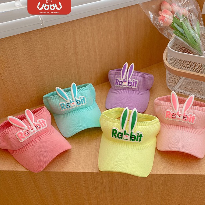 Sun baby 2023 Mũ Tai Thỏ Dễ Thương Thời Trang Mùa Hè Mới Cho Bé