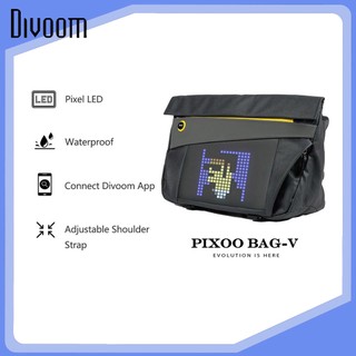 Divoom bag-V Pixoo Slingbag Túi đeo chéo hiển thị màn hình Led, tích hợp app Divoom