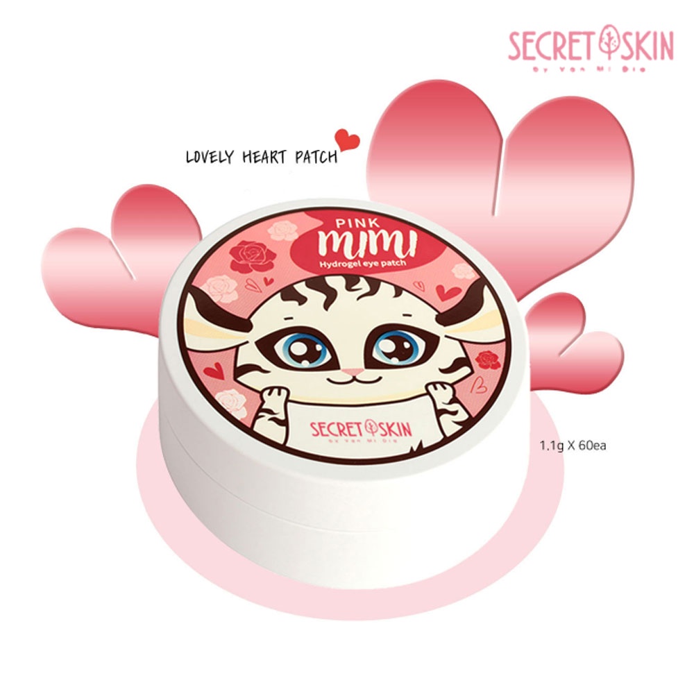 SECRET SKIN Set 60 Mặt Nạ Mắt Hydrogel Dưỡng Ẩm Xóa Quầng Thâm Phong Cách Hàn Quốc