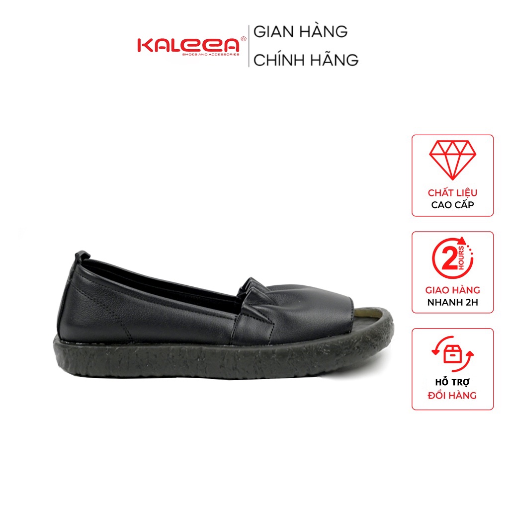 Giày Bệt Nữ Hở Mũi KALEEA MO624 Đế Cao 2.5cm Nhẹ Siêu Êm Chân
