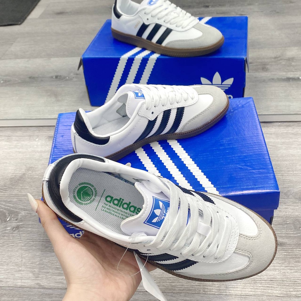 Giày thể thao adidas Samba Classic Run White/Black 772109 Men s hottrend 2022