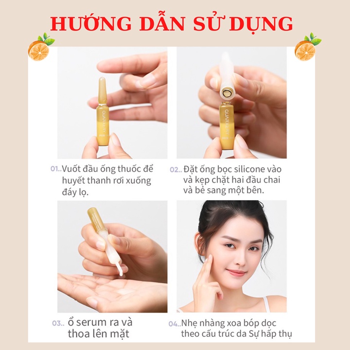 [Sỉ-Rẻ] Bộ 7 Chai Serum 24K Gold Dưỡng Trắng Da SADOER - dưỡng ẩm, trắng da, cân bằng da, phù hợp mọi loại da - HV833