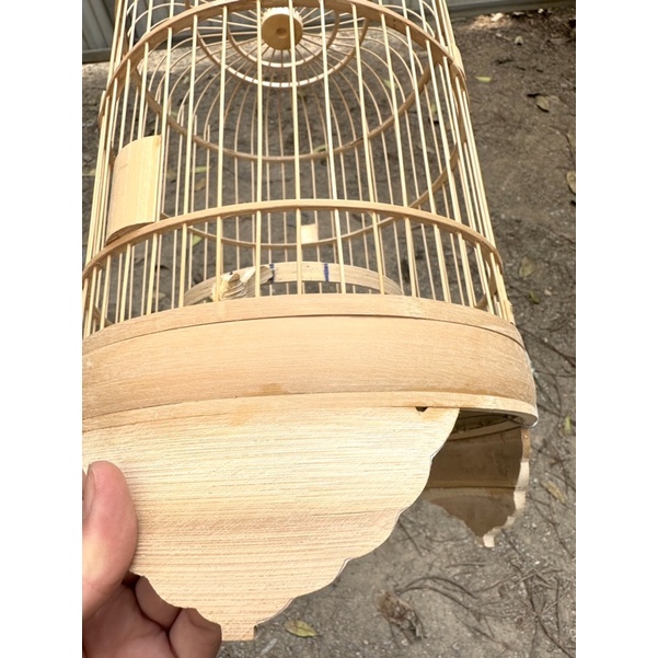 Lồng khuyên sàn phóc, lồng nuôi chim khuyên giá rẻ chất liệu trúc mịn nuôi chim tiện dụng