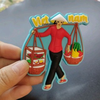 Nam châm dán tủ lạnh lưu niệm Việt Nam, hít tủ lạnh - fridge magnets