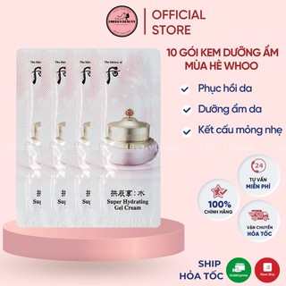 Combo 10 gói kem dưỡng ẩm mùa hè Whoo Soon Yeon date 2026