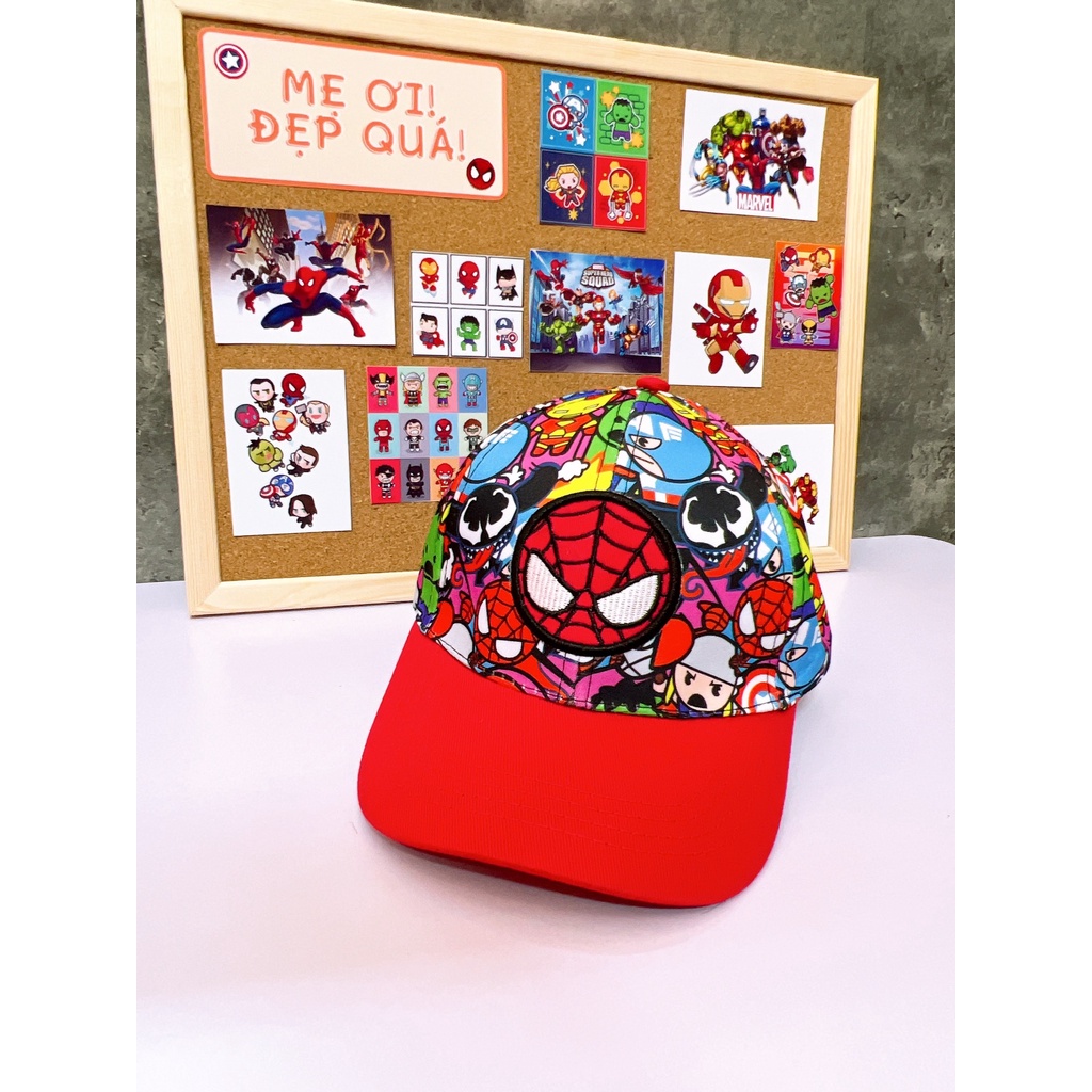 NÓN KẾT/ NÓN LƯỠI TRAI SIÊU NHÂN CHO BÉ TRAI