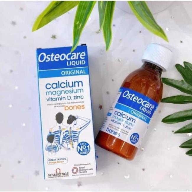 Canxi nước Osteocare liquid, Calcium magnesium vitamin D, zinc 200ml - Xuất xứ Anh