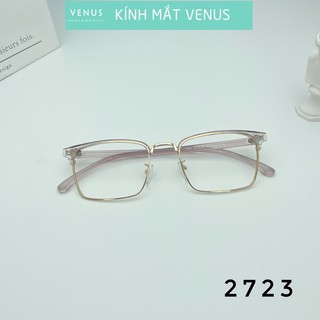Gọng kính cận nhựa dẻo VENUS dáng mắt vuông 2723 - Lắp mắt cận theo yêu cầu