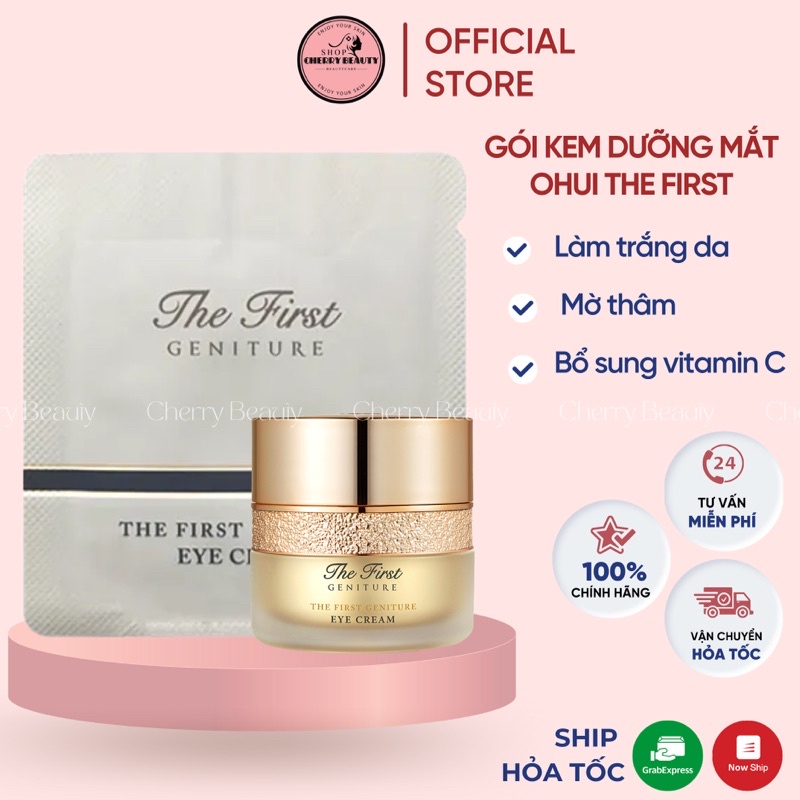 Kem Dưỡng Mắt Cải Thiện Nếp Nhăn Bọng Thâm Ohui The First(1 gói)date 2024