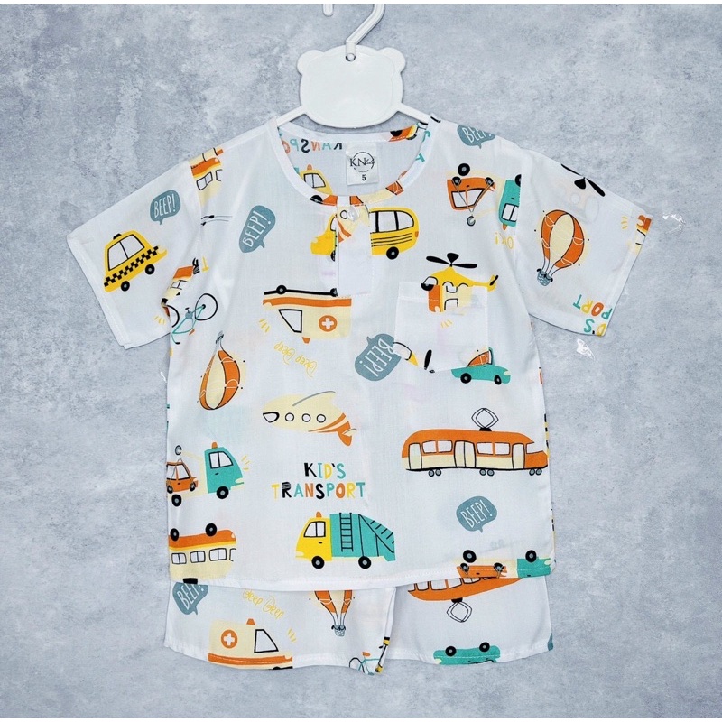 Bộ tole / lanh tay ngắn quần đùi bé trai