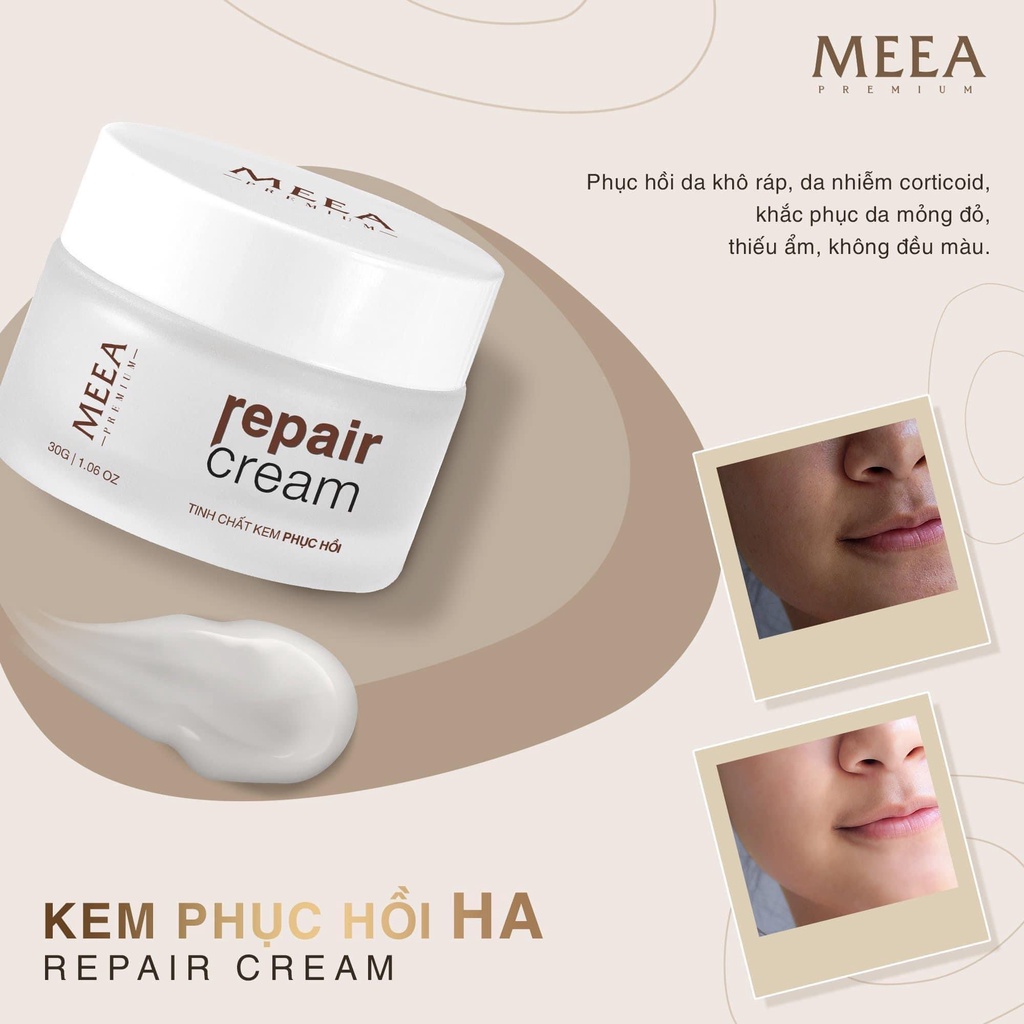 Combo Peel Tảo Sâm & Phục Hồi HA Meea