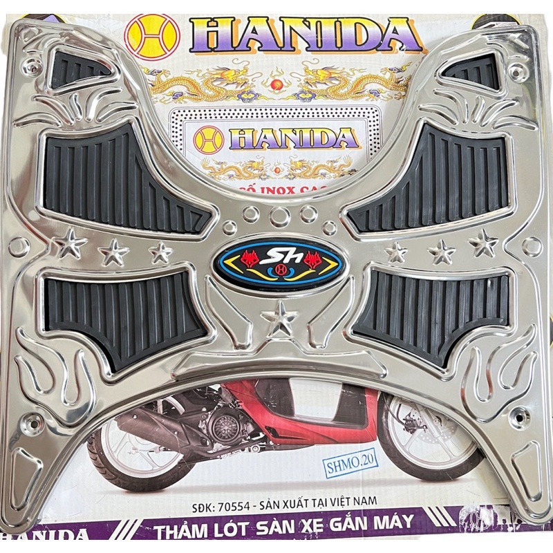 Thảm lót sàn để chân sh mode 2023-2020-2021 2022 inox