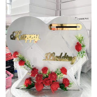 Thùng tiền đám cưới hoa văn sang trọng, chắc chắn