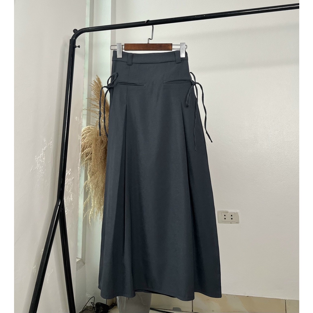 Chân Váy Ulzzang Dài Xếp Ly Hottrend Mã CV062