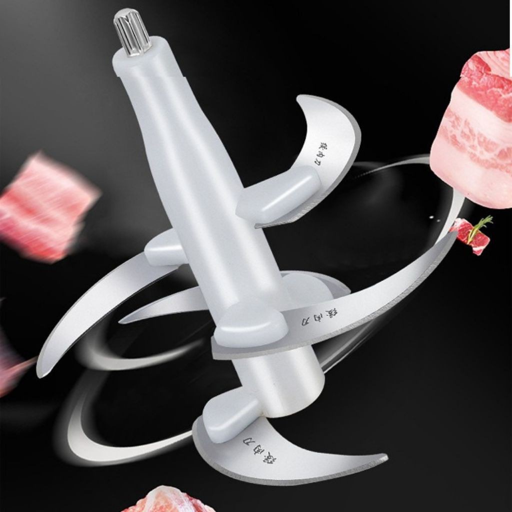 Lưỡi dao máy xay thịt 4 lưỡi cắt, chất liệu inox sắc bén, lưỡi dao sơ cua cho máy xay thịt đa năng.