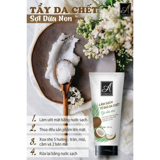 Tẩy Da Chết Sợi Dừa Non Acosmetics