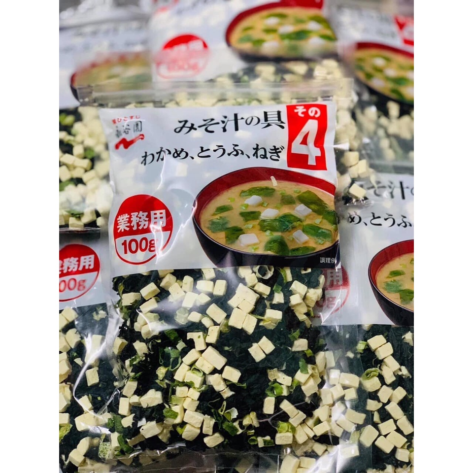 Rong biển đậu hũ nấu canh Nhật Bản GÓI 100GR