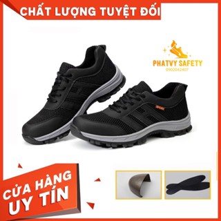 [Tặng Lót Giày] Giày Bảo Hộ Lao Động 2TH Kiểu Thể Thao Mũi Thép, Đế Lót Thép BD53-Chống Đinh/Trơn Trượt Giày Công Trình