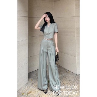 Rập giấy thiết kế, Rập giấy set bộ công sở nữ quần xuông xếp ly, Rập giấy A0 cắt săn