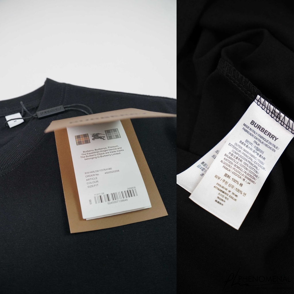 ÁO THUN BURBERRY PRORSUM LABLE, ÁO THUN BBR LOGO NAM NỮ UNISEX