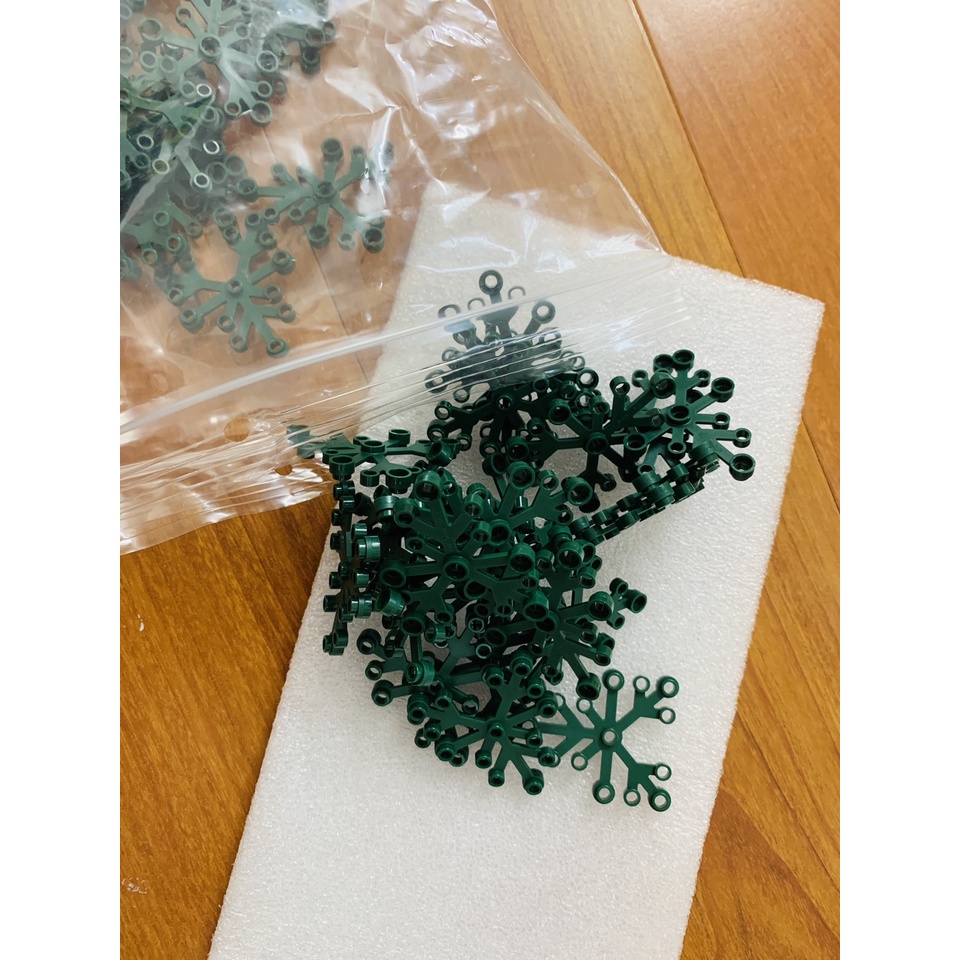 Sẵn-Gạch Lego lá to 6 x 5 / Lego Part 2417: Plant Leaves 6 x 5