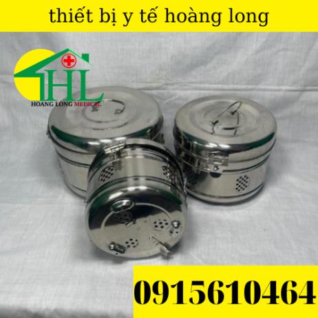 Hộp hấp dụng cụ, hộp hấp y tế, hộp hấp tiệt trùng, hộp hấp inox các size
