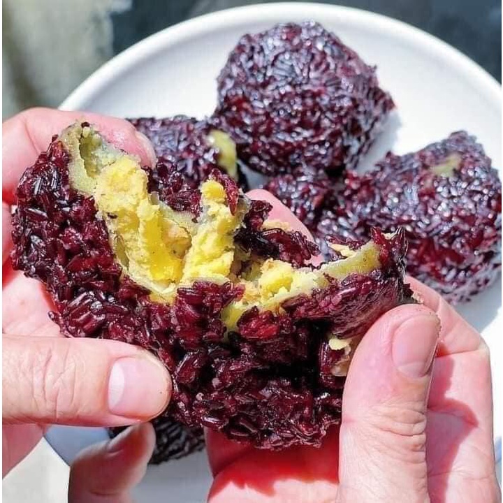 Bánh khúc gạo nếp - bánh khúc gạo lứt mềm dẻo - Việt Trì Phú Thọ set 6c