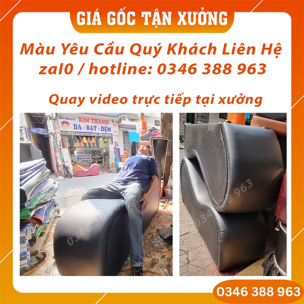 [Sản Xuất Theo Yêu Cầu] Ghế Tình Yêu Màu Đen, Ghế Tình Yêu Da Cao Cấp (quà tặng đám cưới) | BigBuy360 - bigbuy360.vn