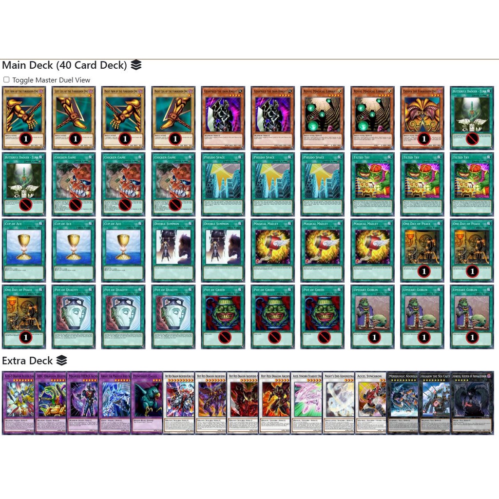 Bài YuGiOh - Bộ 54 lá bài Exodia - Exodia Deck - Card Game VN Giá Rẻ