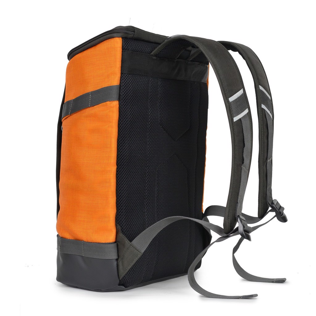 Ba lô thời trang Mikkor The Irvin - Graphite/Orange