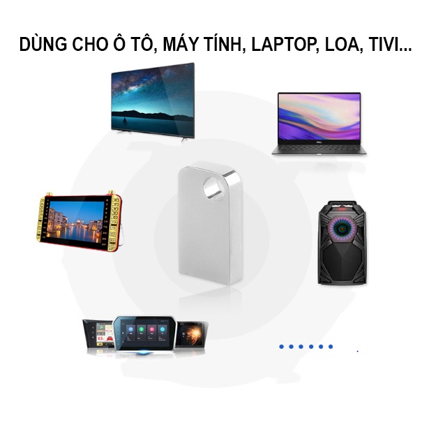 Usb nghe nhạc trên ô tô có sẵn 1000 bài chất lượng cao đầy đủ các thể loại hình và tiếng bảo hành 5 năm