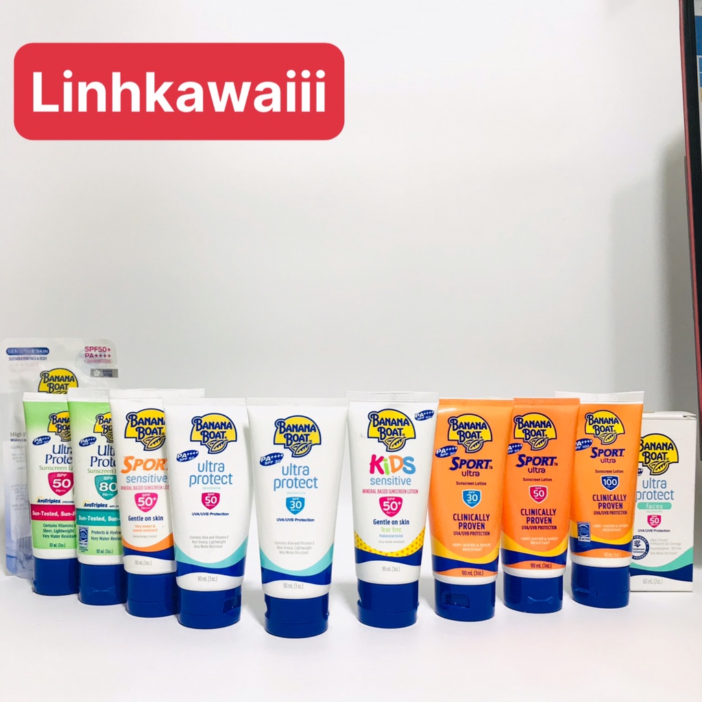 KEM CHỐNG NẮNG BANANA BOAT 90ML (USA)