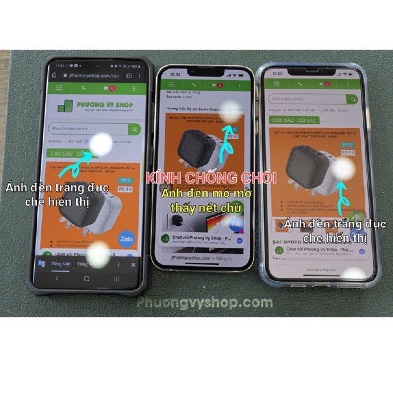 Kính cường lực chống chói HODA AR cho IP 13 Pro Max / 13 Pro / 13 / 14 / 14 Pro / 14 Promax