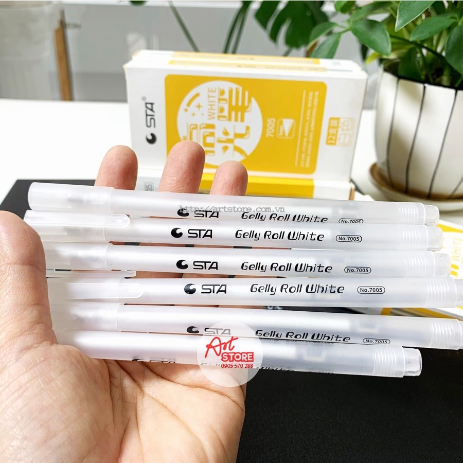 Bút Trắng Gelly Roll White STA - Hoạ Cụ Artstore