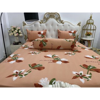 Bộ Drap Thun Hàn Quốc Mát Lạnh { 4 món } inbox chọn màu