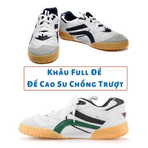 Giày ASIA bóng chuyền bóng bàn chạy bộ đế kếp nam-nữ có khâu đế