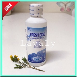  Nước ngâm lens  Kính áp tròng  chuyên dụng Fresh eyes 150ml 
