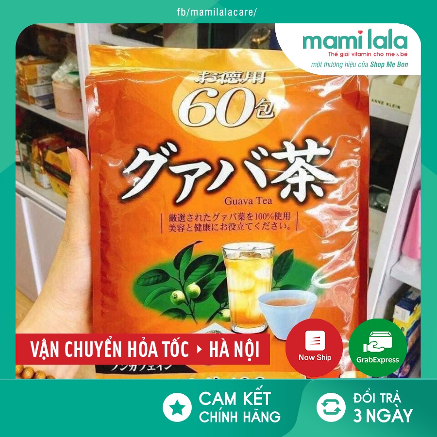 Trà ổi giảm cân Orihiro 60 túi lọc nội địa Nhật