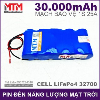Pin đèn năng lượng mặt trời 3.2v 30ah mtm