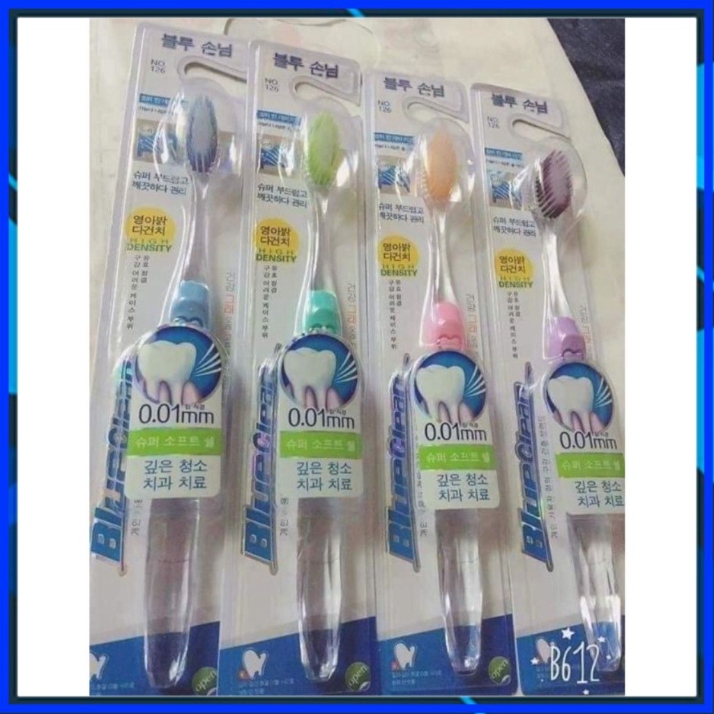 [combo 5 cái] Bàn chải đánh răng hàn quốc cực mềm, diệt khuẩn tốt chống ê buốt