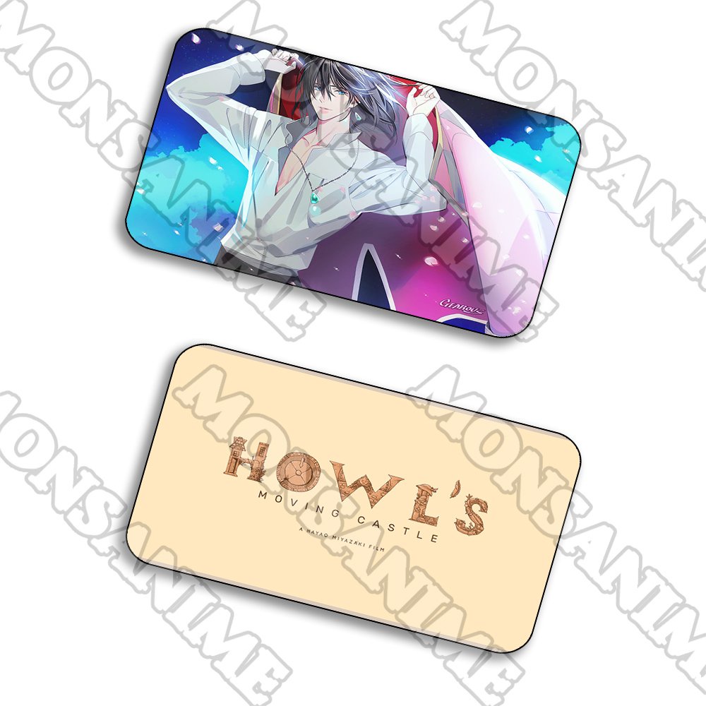 Ảnh card bo góc in hình Lâu Đài Di Động Của Howl - Howl's Moving Castle 5*8cm anime chibi sưu tầm 1 tấm