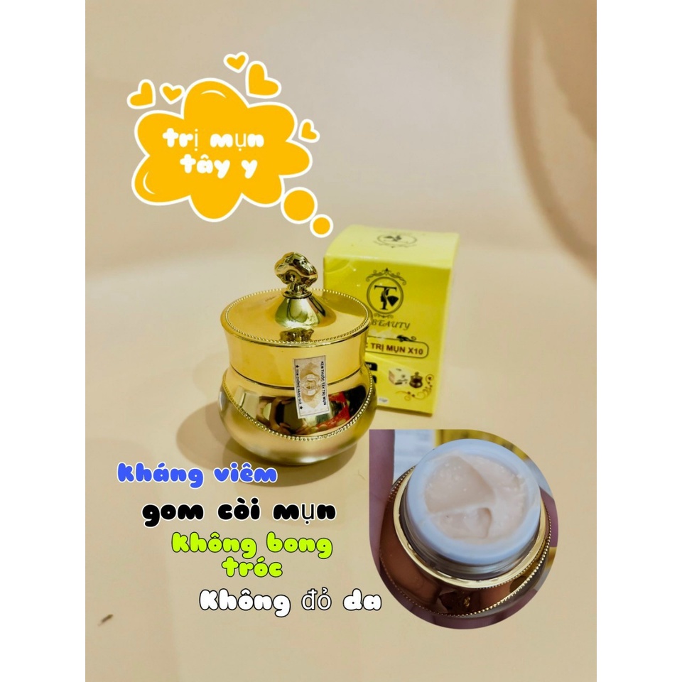 Sản Phẩm Chuyên Làm Giảm Mụn X10 - T Beauty, Giúp Làn Da Bóng Mịn